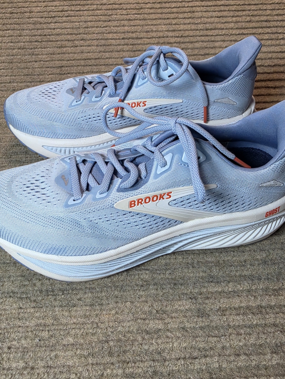 Brooks Women's Ghost 18 Running Shoes 9 Nantucket/Tigerlily/Coconut 1304821B473